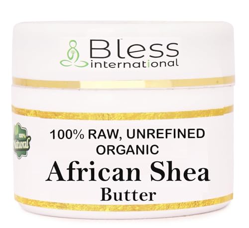Burro di karitè organico Raw African 100% puro, naturale e non refined| idratante skin per viso, corpo e capelli, 8 OZ/230 GM Avory/White Grade A | Creams, balms, lozioni, soaps | idratanti