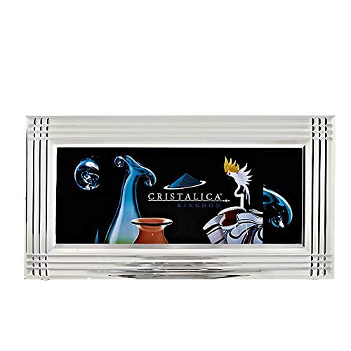 Bilderrahmen Panorama Galerie Format 10x25cm Fotorahmen klar Bleikristallglas