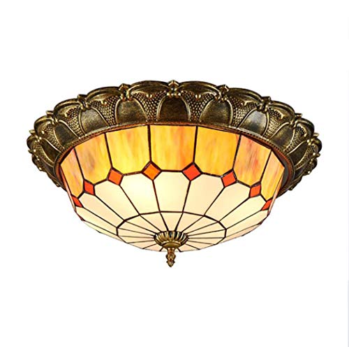 Pendentif à LED YRYRYW plafonnier artisanal 40 cm pour éclairage intérieur