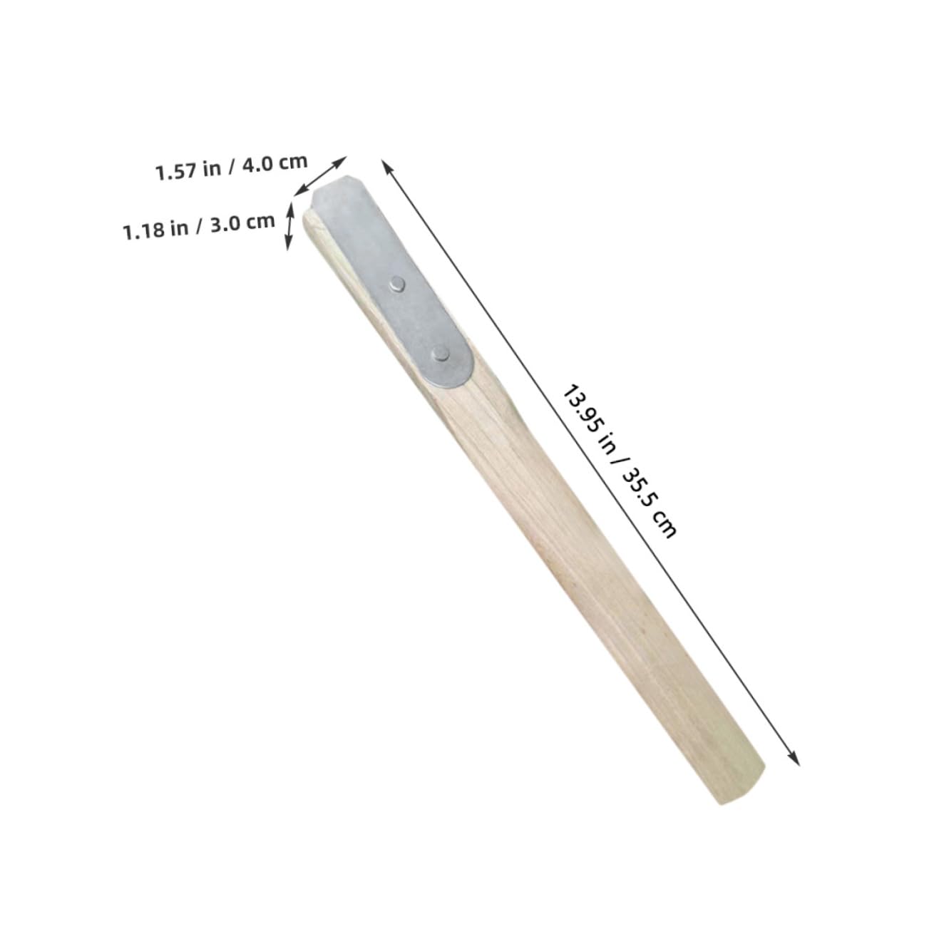 Alipis Replacement Axe Handle Wooden for Axe Hardwood Construction Comfortable Grip for Firewood Gardening Camping