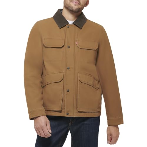 Levi's Men's Cotton 4-Pocket Depot Jacket with Corduroy Collar2