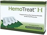 HemoTreat H Haemorrhoid Suppositories to Quickly Improve The Discomfort of Hemorrhoids, Soothing Relief Piles Treatment