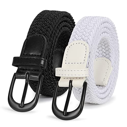 Ceinture en cuir pour femme SUOSDEY boucle en métal pour jean largeur 3,3 cm
