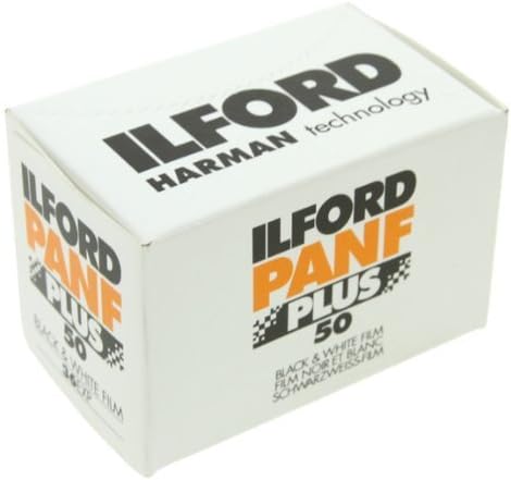 Ilford PAN F Plus, Black and White Print Film, 135 (35 mm), ISO 50, 36 Exposures (1707768) 3 PACK