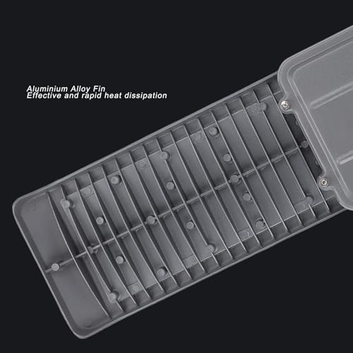 Spacnana LED Parking Lot Light, Aluminum Alloy 60W Outdoor Lamp with Dusk to Dawn Sensor for Street and Garage