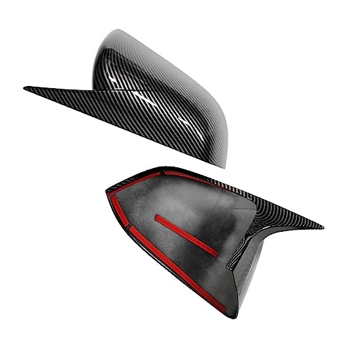 Accessoires Tesla Model Y 2020-2022 coque rétroviseur gauche carbone - 4