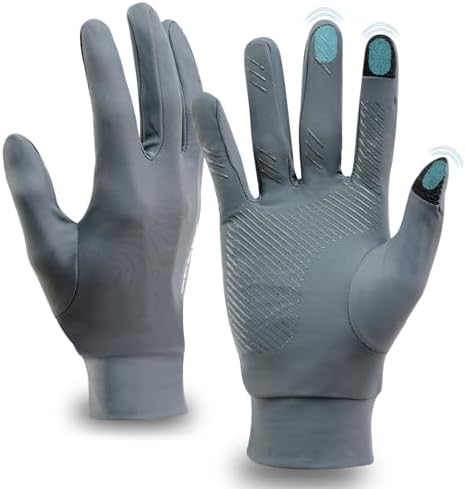 Luvas de proteção solar UV para homens e mulheres – Luvas leves de ciclismo com tela sensível ao toque para dirigir ao ar livre, ciclismo, equitação, escalada, treino