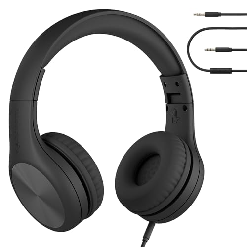 LilGadgets Connect+ Pro Wired Kids Headphones with 85 dB Volume Cap & Share Port