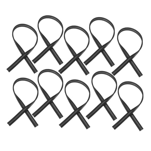 COOLHIYA 10pcs Windshield Wiper Blade Refill Rubber Strips for Car and Easy to Install Wiper Inserts Compatible Vehicle Models Weather-resistant Design