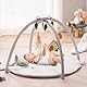 VEVOR Spielmatte 995x830x550 mm, Erlebnisdecke mit 5 sensorischen Spielzeugen, Baby-Aktivitätsmatte mit leuchtendem musikalischen Entenspielzeug für Neugeborene im Alter von 0–18 Monaten
