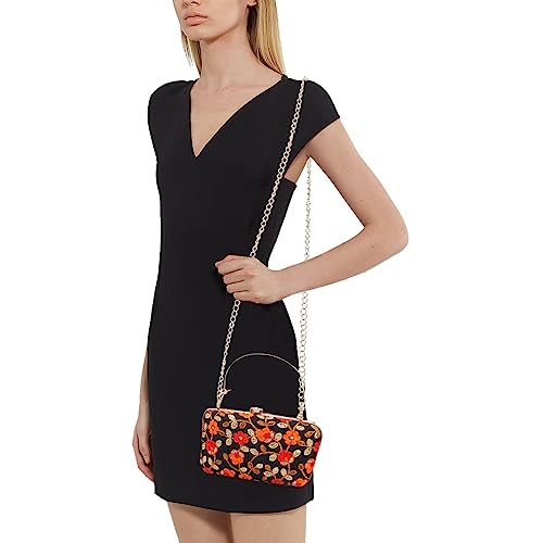Image of LONGING TO BUY Hand Crafted Designer Box Clutch - Zari Embroidery For Women