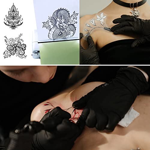 Lafingkiz Tattoo Stencil Printer Tattoo Thermal Transfer Machine Tattoo Printer Tattoo Stencil Machine Thermal Template Printer Copier Tattoo Kit Tattoo Supplies With 20Pcs Transfer Paper #TOP6