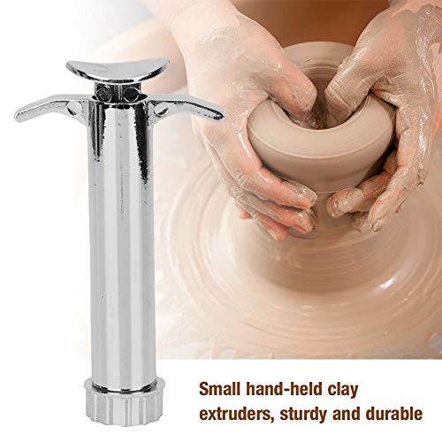 Miniatura 5 de Hztyyier Extrusora De Arcilla De Acero Inoxidable Herramienta Para Modelar Arcilla Y Fondant For Manualidades Y Cerámica