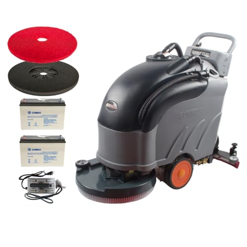SUNMAX RT50D 22" Self-Propelled Floor Scrubber Dryer, 14.5-gal Tank, Up
