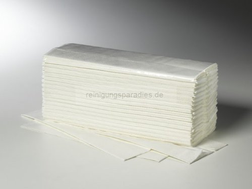 Fripa 2400 hojas de papel para toallas de mano, 50 cm x 25 cm, 1 capa, color blanco