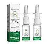 20ml Herbal Spray Cleansing Lung,Nasenspray,Lungenreinigungsspray,Natürlich Lungenreinigung Sprays,Nasen Atmungshilfe Lungenspray,Lunge Detox Kräuterlicher Reiniger Spray(2 Stück)