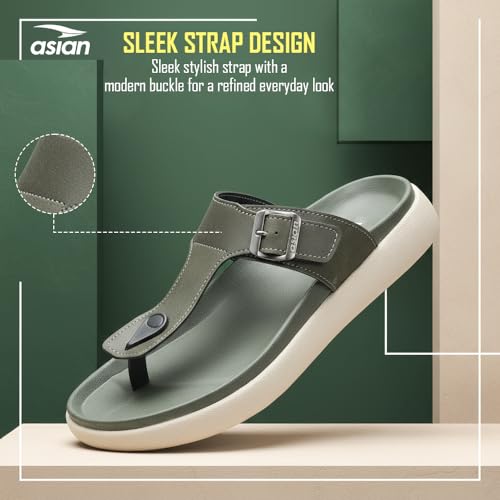 Image of ASIAN Doctor Soft Medisol-02 Men's Orthopedic Slippers | Lightweight Comfort Slippers with Arch Support, Cushioned Footbed, Anti-Slip Soft Sole, Durable Stylish Daily Wear