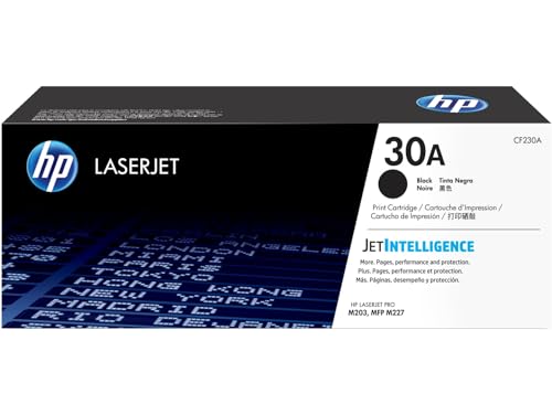 HP Cartucho de tóner Negro Original LaserJet 30A