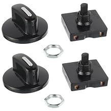 13A-125 V/10 A-250 V الروتاري التبديل 4-الموقف 3-سرعة العالمي سرعة محدد سخان التبديل الروتاري مع KnobPack من 2 قطع