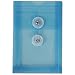 JAM PAPER Plastic Envelopes with Button & String Tie Closure - 4 1/4 x 6 1/4 - Assorted Colors - 6/Pack