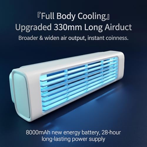 Refroidisseur d'air à 3 vitesses rechargeable avec télécommande sans fil - 6