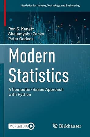 Modern Statistics: A Computer-Based Approach with Python 1st ed. 2022 Edition-Wow! eBook