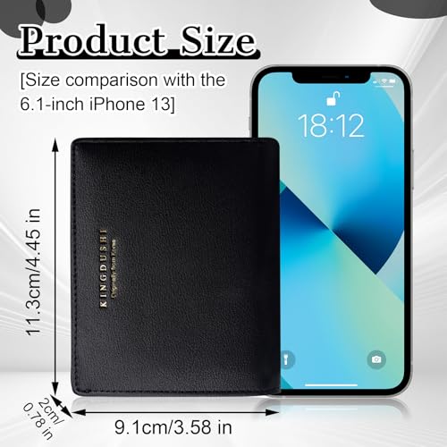 Hi.FANCY Small Wallets for Women, leather wallets for women, Small Wallets Woman RFID Blocking Leather Credit Card Holder, Ultra Thin Small Compact wallet women small3