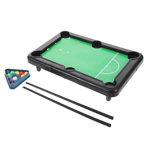 BESPORTBLE 1 Juego Mini Mesa De Billar Infantil Mesa De Juego De Mesa Mini Juego De Piscina para Suministro De Mesa De Billar De Escritorio Mini Kit De Juego De Billar El Plastico