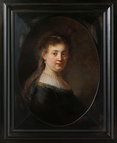 Peinture Pour Décoration Salon Rembrandt Jeune femme tableau mystérieux