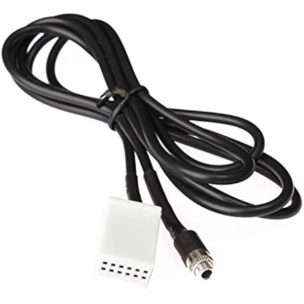 Kabel wejściowy adaptera audio MP3 do BMW E60 E63 E64 E65 E66 E87 E88 E81 E82 E90 E91 E92 3,5 mm żeńskie złącze 12-pinowe
