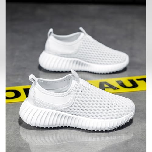 Boys Girls Candy Color Breathable Mesh Casual Sneakers Lightweight Slip On Sports Running Tennis Shoes3