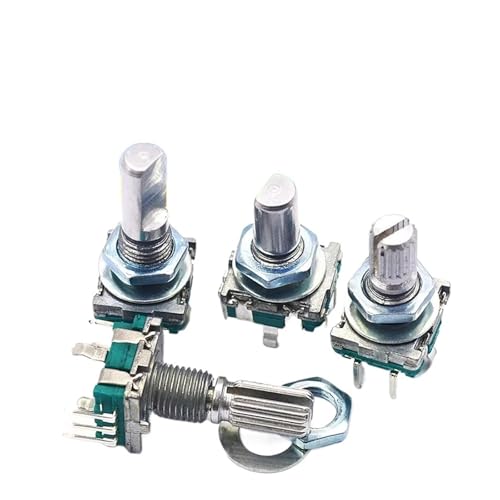 2 peças codificador rotativo de eixo meio/ameixa, comprimento da alça 15 mm/interruptor de código de