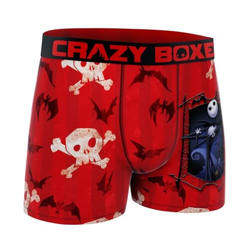CRAZYBOXER Men's Underwear Nightmare Before Xmas Breathable Boxer Brief Stretch4