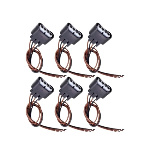 Arnés conector de bobina para Lexus ES350 y RX450h, juego de enchufes impermeables de 6 piezas