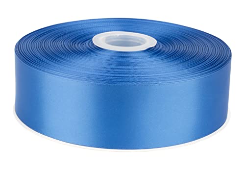 Fondersy 100 Yards Royal Double Faced Satin Ribbon - 2" Width for Wedding, Gift Wrapping, Floral Arrangement and Crafts