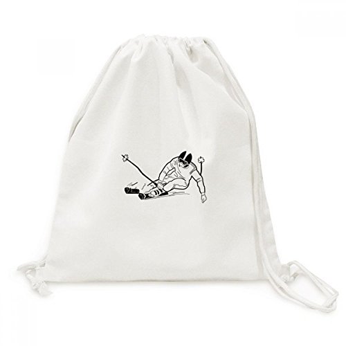 Sac shopping en toile avec cordon pour éviter l'encombrement en voyage et au sport
