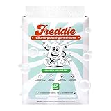 Freddie Laundry Detergent Sheets - Recyclable Packaging - No Mess Strips - 60 Loads - Crisp Frosty Mountain Scent