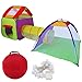 Tienda de campaña para niños, caseta para niños, con túnel, tienda de juegos, para interior y exterior, jardín, cobertizo, niños, caseta de jardín para niños, tienda de juguetes, bolsa de transporte