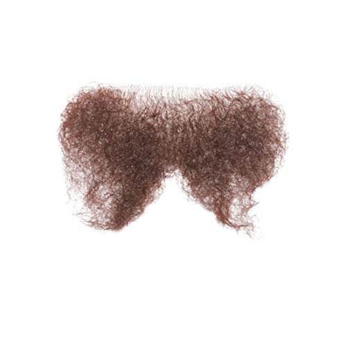 viviaBella Fake Private Synthetic Handmade Body Hair, Dark Brown