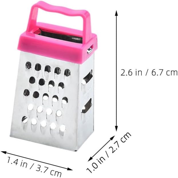 BESTonZON 24pcs Mini Cheese Grater Multi-function Box Grater for Efficient Slicing and Shredding of Vegetables and Cheese Kitchen Gadget for Prep image 2