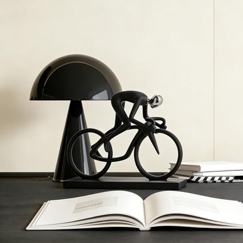 Statue de bureau, accessoires décoratifs salon et étagère rustique