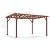 Outsunny 11' x 12.5' Outdoor Pergola, Wood Pergola Gazebo Grape Trellis with Stable Structure for Climbing Plant Support, Patio, Deck, Backyard, Lawn