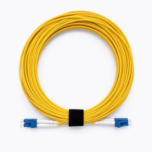 Elfcam® - Kabel światłowodowy (wiązka optyczna) LC/UPC do LC/UPC, OS2 jednomodowy dupleks 9/125um (0,5M)