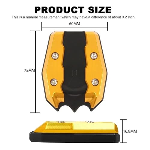 Plaque d'extension XMAX300 : support de béquille robuste en CNC - 4