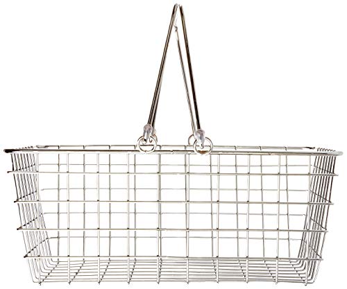 Spectrum Diversified Wire Storage Basket, Medium, Chrome (43270) #TOP1
