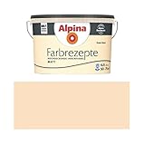 6,5 Liter ALPINA Wandfarbe, Farbrezepte 6,5 L. Sweet Home, zarte Aprikose, Matt, hochdeckende Farbe