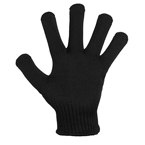 Luvas esportivas, Andoer Luvas de aço de proteção Luvas resistentes a cortes Luvas de segurança de 5