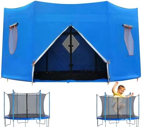 Trampoline Canopy - Sun Shade Cover | Fits 14-15FT Round, 6-Pole Design — view 7