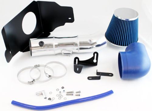RL Concepts 3.5" Blue Cold Air Intake Induction Kit + Filter For 05-09 Ford Mustang 4.6L V8