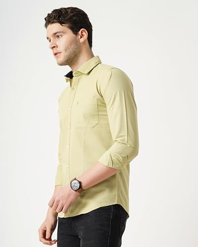 Image of Magic Cotton, Desert Sand Color Shirt for Men